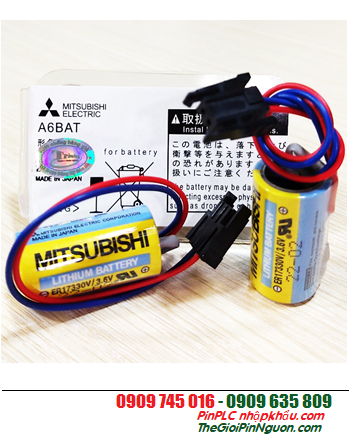 Pin nuôi nguồn Mitsusbishi A6BAT/ER17330V lithium 3.6V 2/3A 1800mAh chính hãng Made in Japan